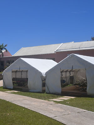 Tents with Cots